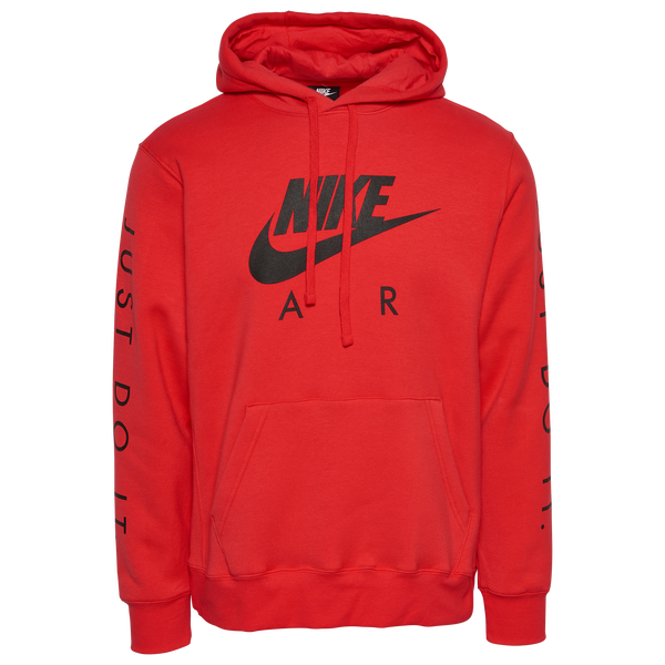 Nike Just Do It Hoodie - Men's - Black/Red - Image 2