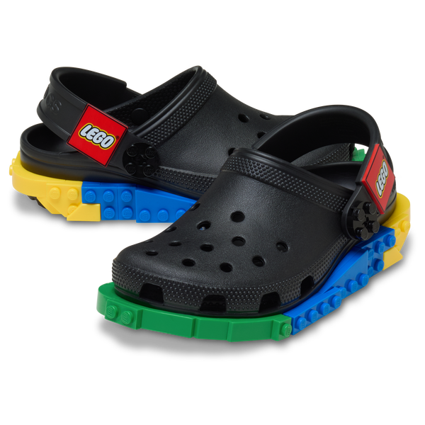 Crocs LEGO Clogs - Boys' Grade School - Black/Black - Image 7