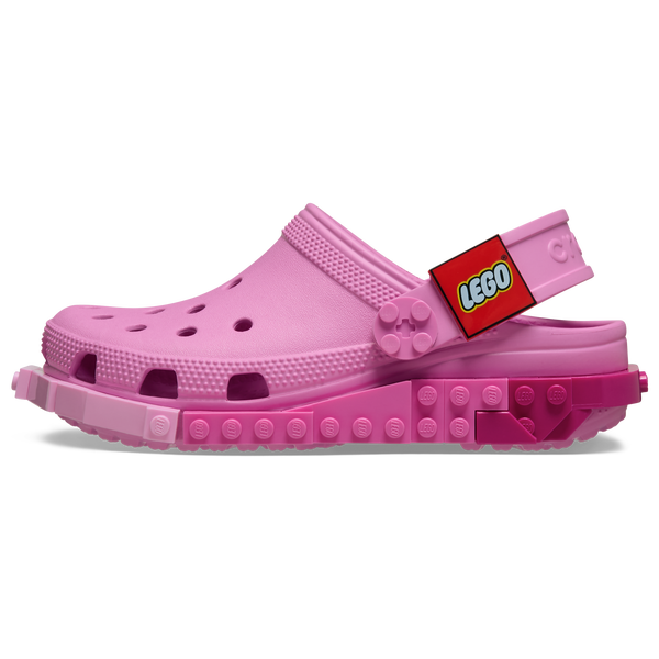 Crocs Lego Clogs - Girls' Grade School - Pink/Pink - Image 2