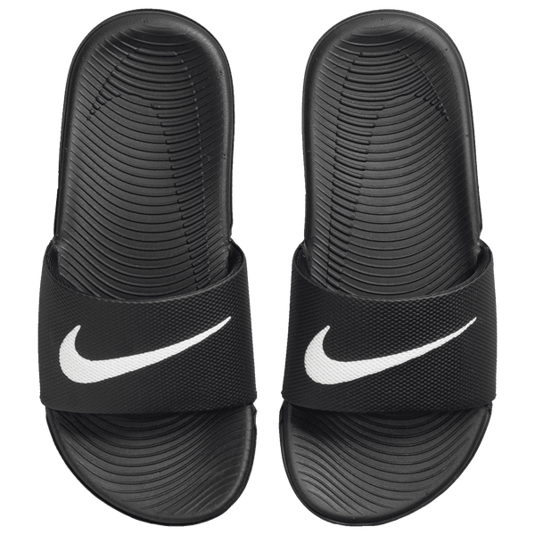 Nike Kawa Slides - Boys' Grade School - Black/White