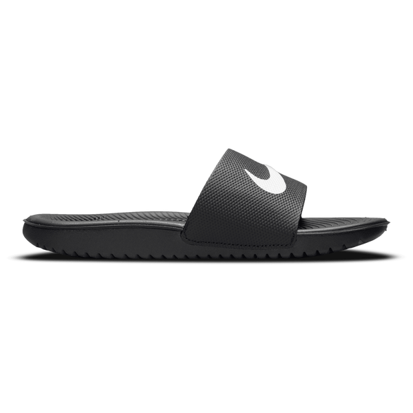 Nike Kawa Slides - Boys' Grade School - Black/White - Image 2