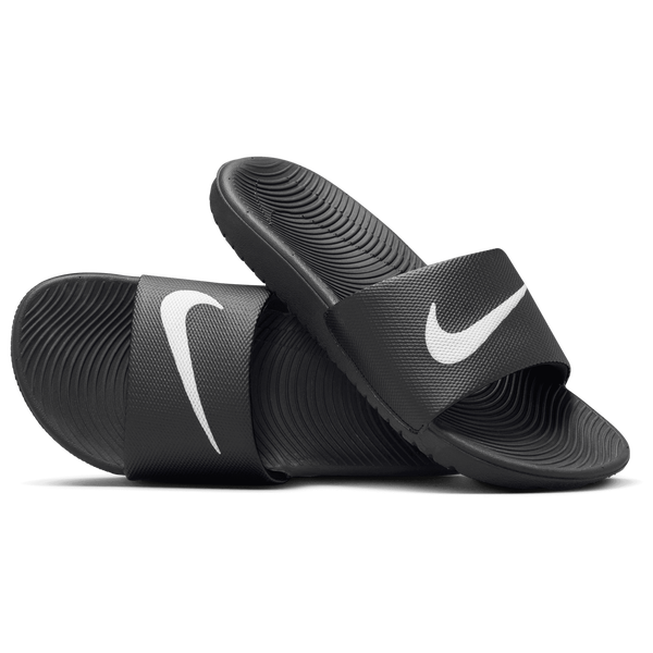 Nike Kawa Slides - Boys' Grade School - Black/White - Image 4