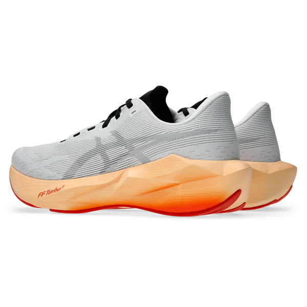 ASICS® Novablast 6 - Men's - White/Black/Orange - Image 6