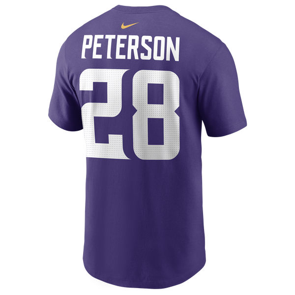 Nike Vikings Adrian Peterson Retired Player T-Shirt - Men's - Purple - Image 3