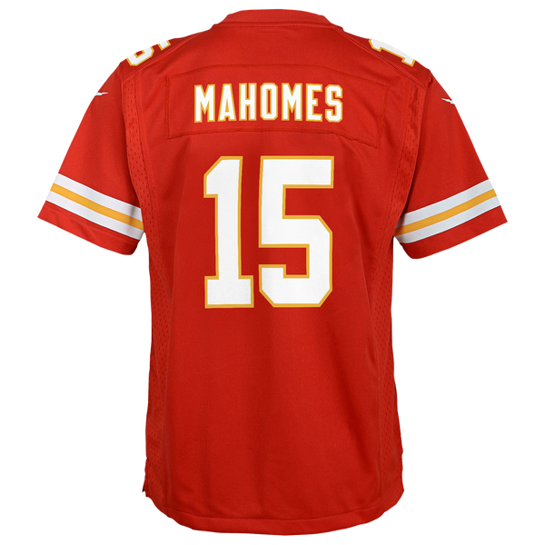 Nike Chiefs Team Color Game Day Jersey - Boys' Grade School - Red/White - Image 2
