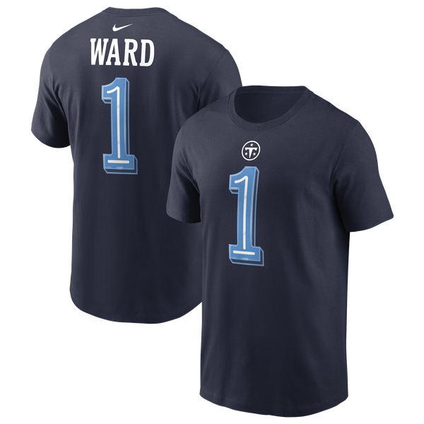 Nike Titans NFL Rival CW1 Short Sleeve T-Shirt - Men's - Navy