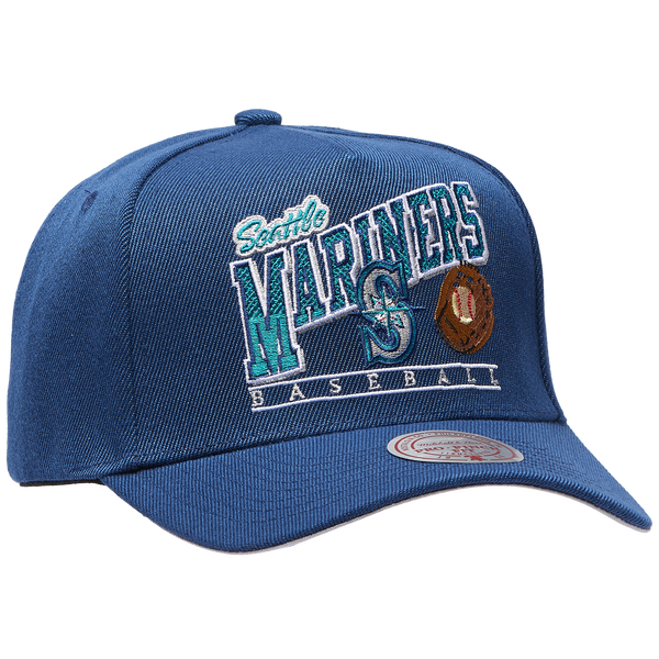 Mitchell & Ness Marlins Baseline Pro Pinch Cap - Adult - Navy - Image 3