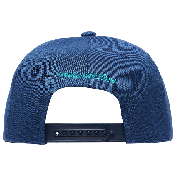 Mitchell & Ness Marlins Baseline Pro Pinch Cap - Adult - Navy - Image 4