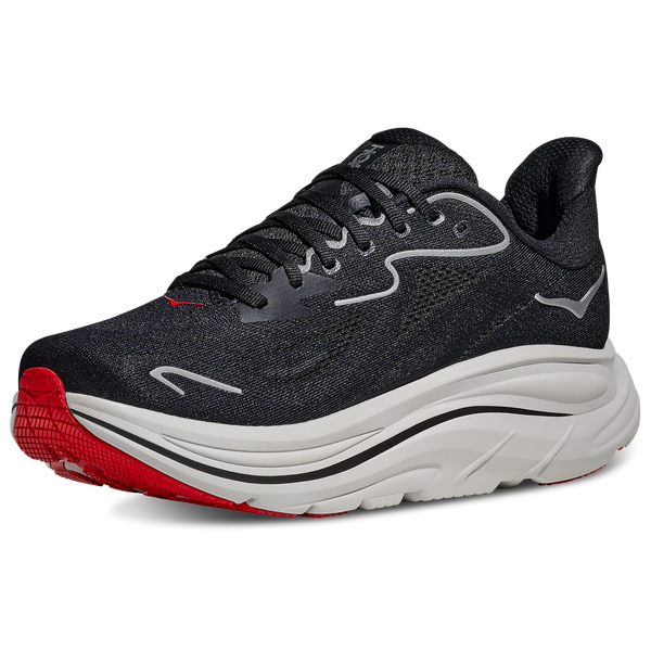 HOKA Clifton 10 - Men's - Black/Silver - Image 7
