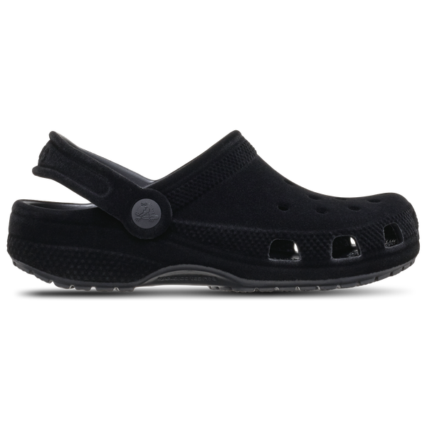 Crocs Classic Clogs Velvet - Girls' Grade School - Black