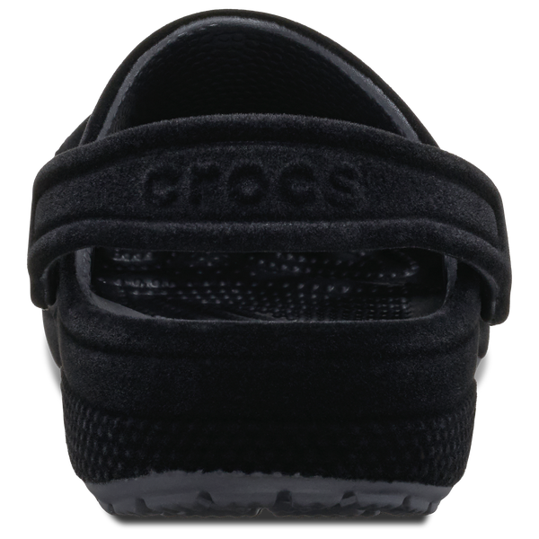 Crocs Classic Clogs Velvet - Girls' Grade School - Black - Image 2