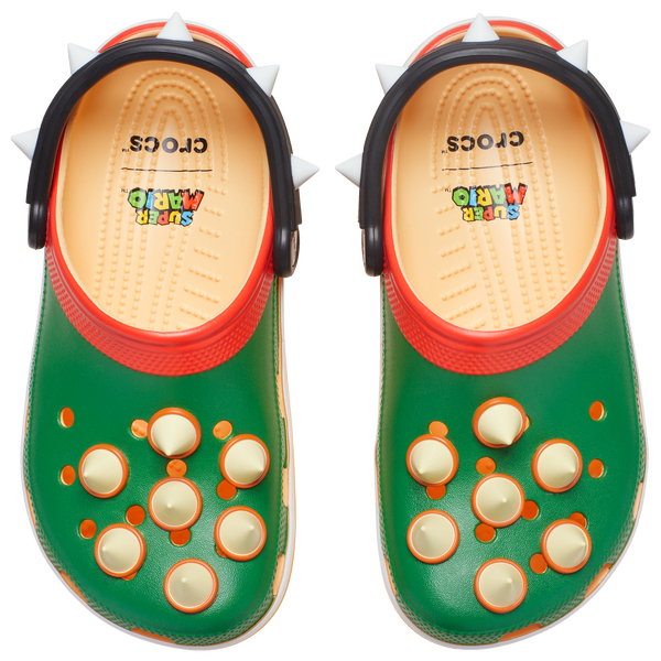 Crocs Bowser Classic Clogs - Men's - Multi/Green