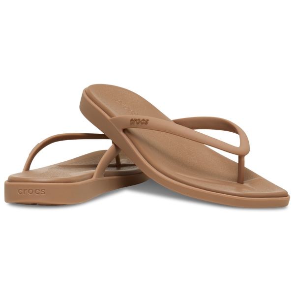 Crocs Miami Flip Sandals - Women's - Milk Chocolate - Image 6