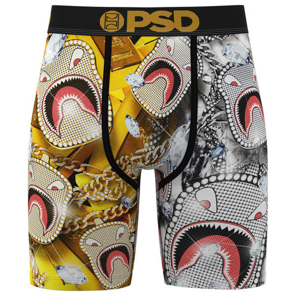 PSD Graphic Briefs - Men's - Gold/Silver/Black