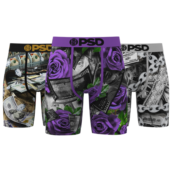 PSD Graphic Briefs 3 Pack - Men's - Multi/Black