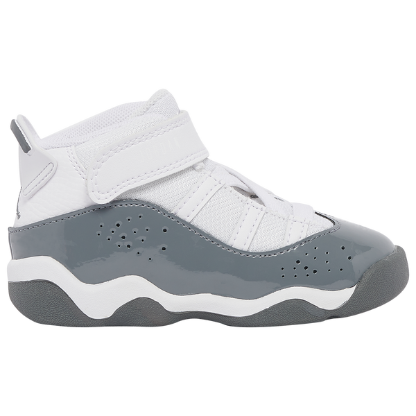Jordan 6 Rings - Boys' Toddler - White/Cool Grey/White
