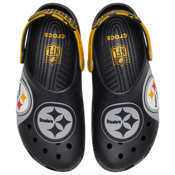 Crocs NFL Classic Clogs - Men's - Black/Yellow