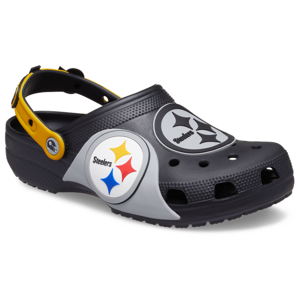 Crocs NFL Classic Clogs - Men's - Black/Yellow - Image 7