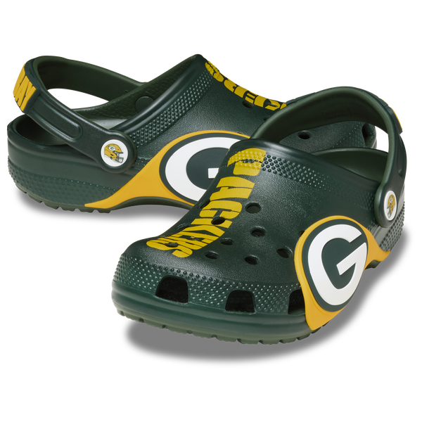Crocs NFL Classic Clogs - Men's - Yellow/Green - Image 6