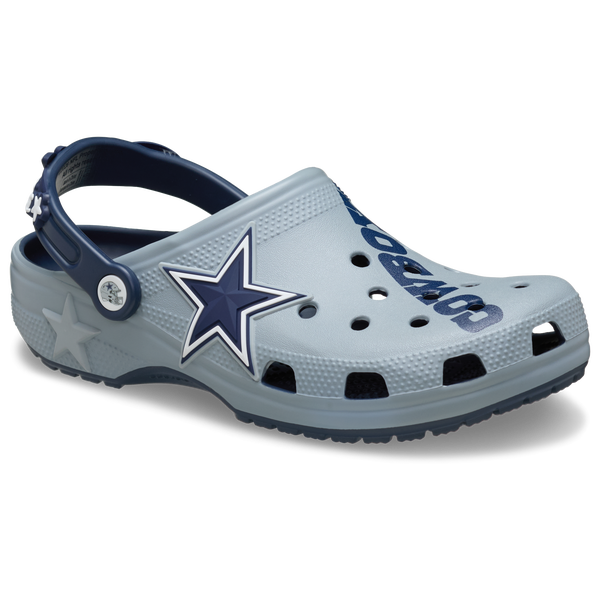 Crocs NFL Classic Clogs - Men's - Gray/Navy - Image 7
