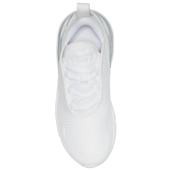 Nike Air Max 270 - Boys' Preschool - White/White/Metallic Silver - Image 3