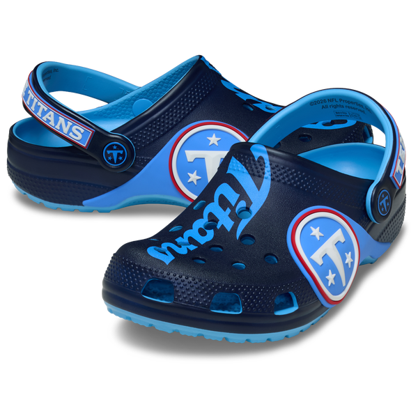 Crocs NFL Classic Clogs - Men's - Red/Navy - Image 6