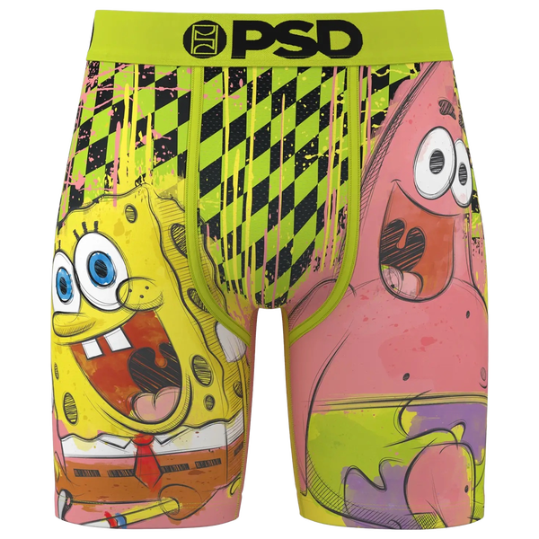 PSD SB Drip Squad Briefs - Men's - Yellow/Black/Pink