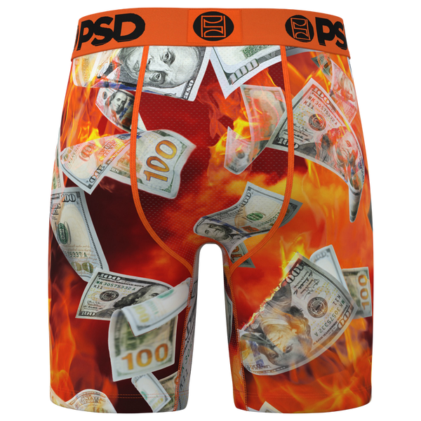 PSD Graphic Briefs - Men's - Orange/Black - Image 2
