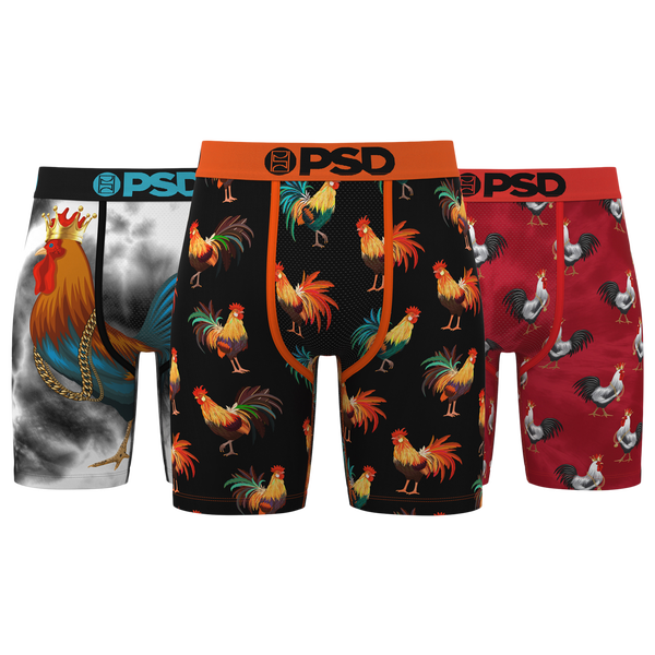 PSD Graphic Briefs 3 Pack - Men's - Black/Red/Multi