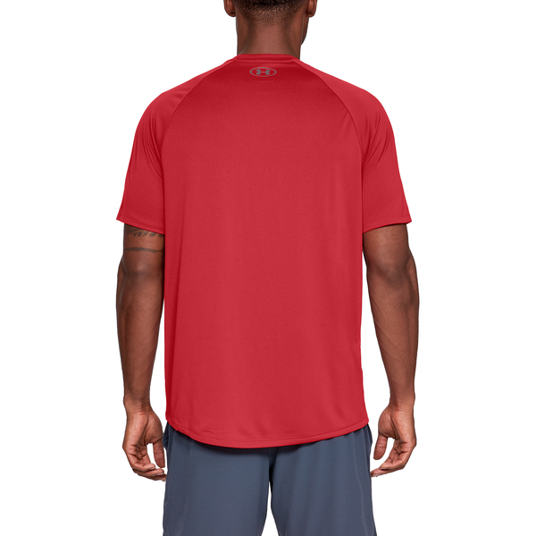Under Armour Tech 2.0 Short Sleeve T-Shirt - Men's - Red/Graphite - Image 4