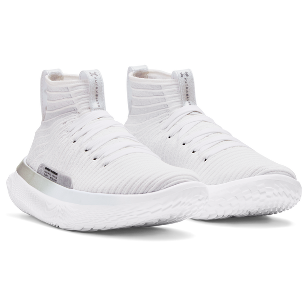 Under Armour Flow Futr X Elite VVS - Men's - White/Distant Gray/ Metallic Silver - Image 3