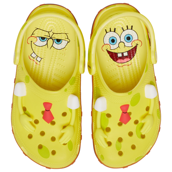 Crocs Spongebob Classic Clogs - Men's - Brown/Yellow/Red - Image 2