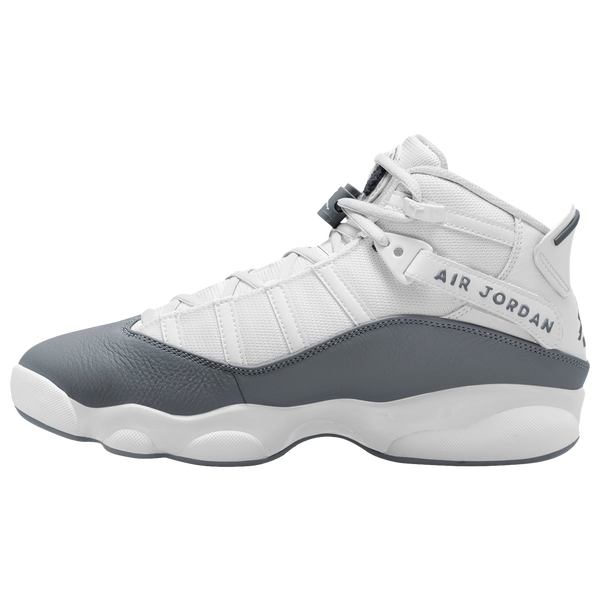 Jordan 6 Rings - Men's - White/White/Cool Grey - Image 3