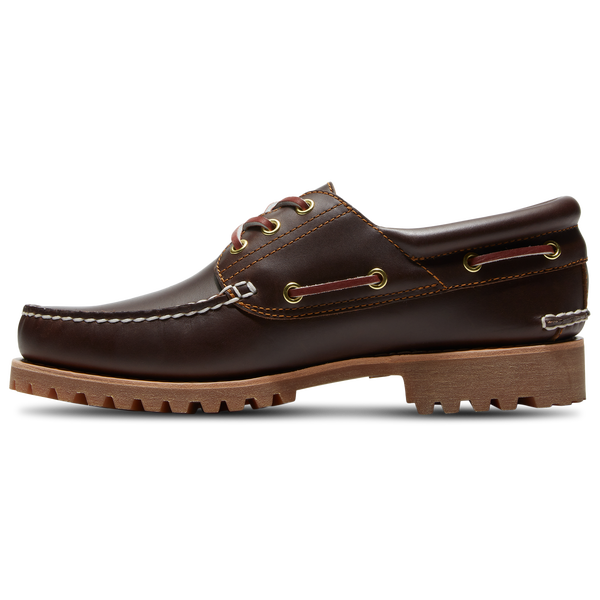 Timberland Authentics 3-Eye Boat Shoe - Men's - Brown - Image 2