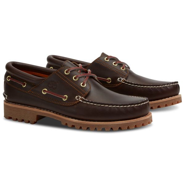 Timberland Authentics 3-Eye Boat Shoe - Men's - Brown - Image 6