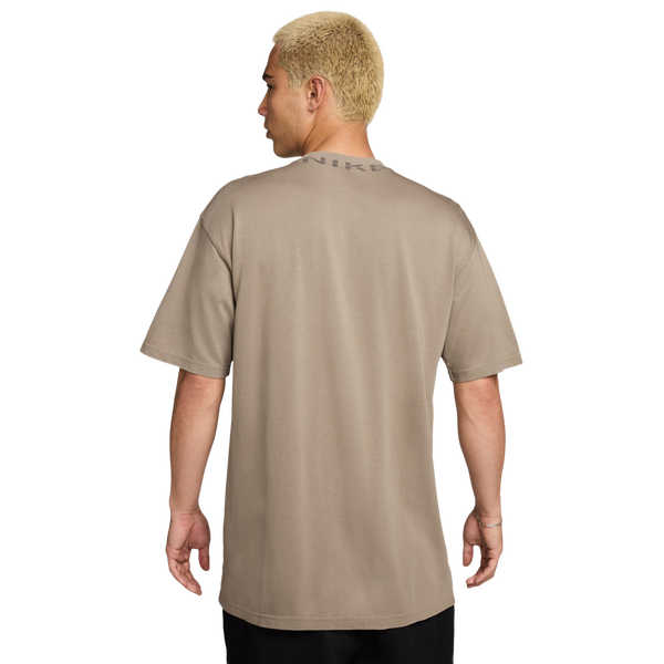 Nike NSW T Shirt OC Collar Print - Men's - Tan/Tan - Image 2