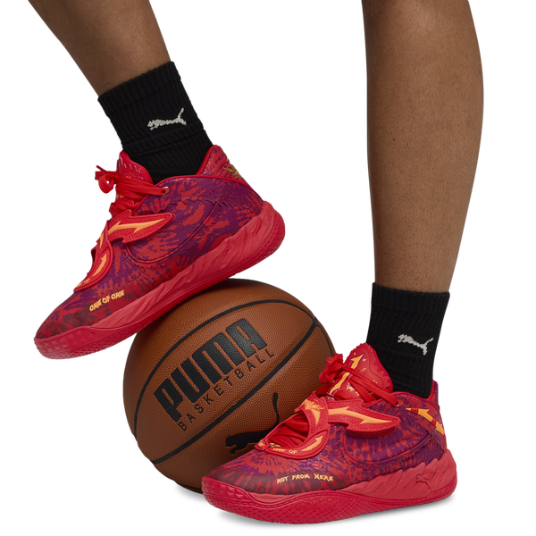 PUMA MB.05 Crowd Surf - Men's - Red/Magenta Gleam/Fluorescent Orange - Image 8