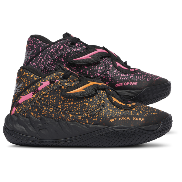PUMA MB.05 Shadows - Boys' Grade School - Black/Pink/Orange