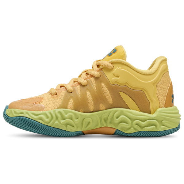PUMA Hali 1 Playoffs - Boys' Preschool - Mustard Seed/Sea Kelp - Image 2