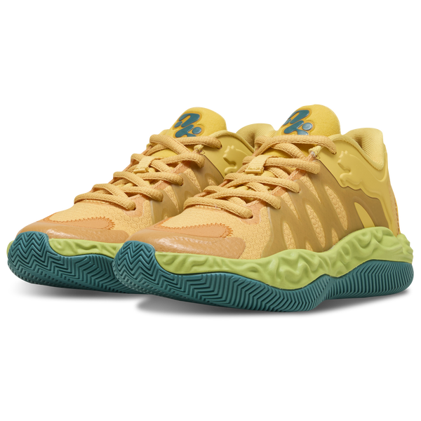 PUMA Hali 1 Playoffs - Boys' Preschool - Mustard Seed/Sea Kelp - Image 6