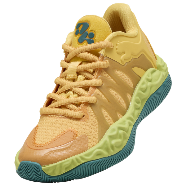 PUMA Hali 1 Playoffs - Boys' Preschool - Mustard Seed/Sea Kelp - Image 7