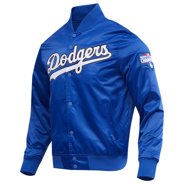 Pro Standard LOS ANGELES DODGERS SATIN JACKET - Men's - Dodger Blue - Image 3
