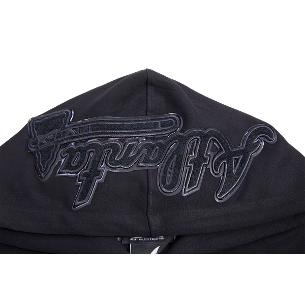 Pro Standard BRAVES TRIPLE BLACK DK PO HOODIE - Men's - Image 7