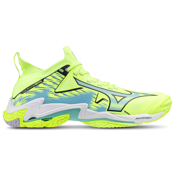 Mizuno Wave Lightning NEO 3 - Men's - Misty Blue/Neo Lime