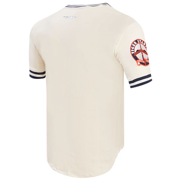 Pro Standard TIGERS RETRO CLASSIC DK TEE - Men's - Eggshell/Midnight Navy - Image 4