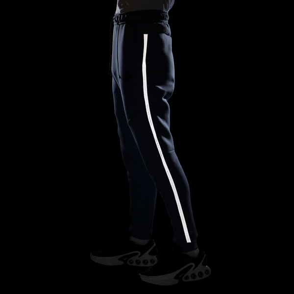 Nike Tech Fleece Jogger Pants - Men's - Carolina/Black - Image 4
