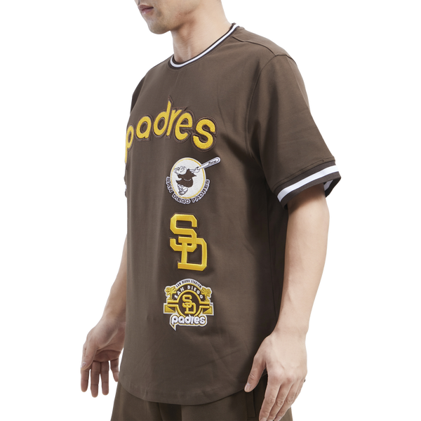 Pro Standard PADRES RETRO CLASSIC DK TEE - Men's - Brown - Image 4