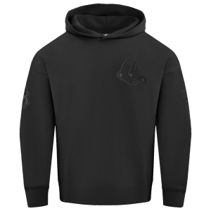 Pro Standard RED SOX NEUTRAL DROP SHOULDER FLC PO HOODIE - Men's - Black