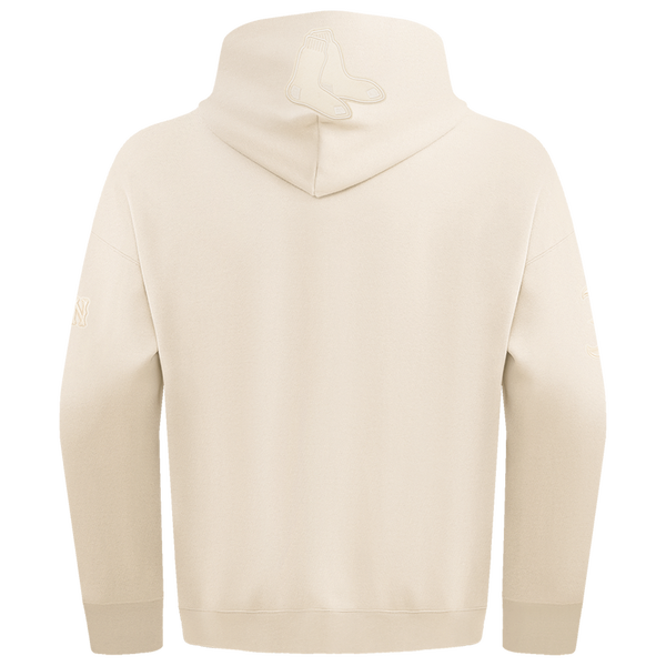 Pro Standard RED SOX NEUTRAL DROP SHOULDER FLC PO HOODIE - Men's - Eggshell - Image 2