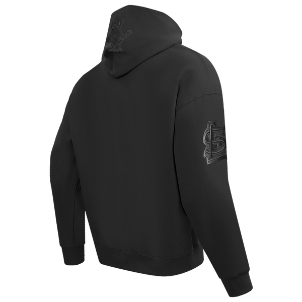 Pro Standard CARDINALS RETRO NEUTRAL DROP SHOULDER HOODIE - Men's - Black - Image 4